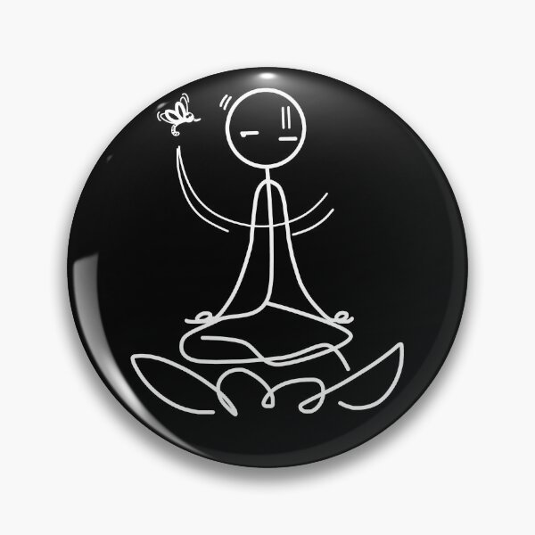 Item preview, Stickman / Meditation designed and sold by LotusCreations.