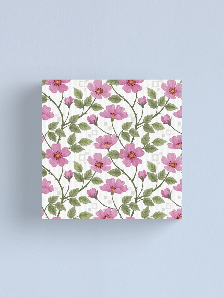 Imagen 1 de 3, Lienzo con la obra Pink Roses, diseñada y vendida por mischellero.