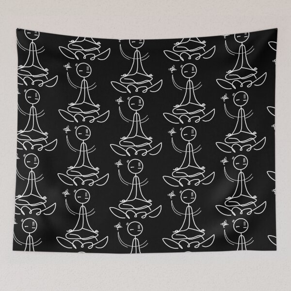 Item preview, Stickman / Meditation designed and sold by LotusCreations.