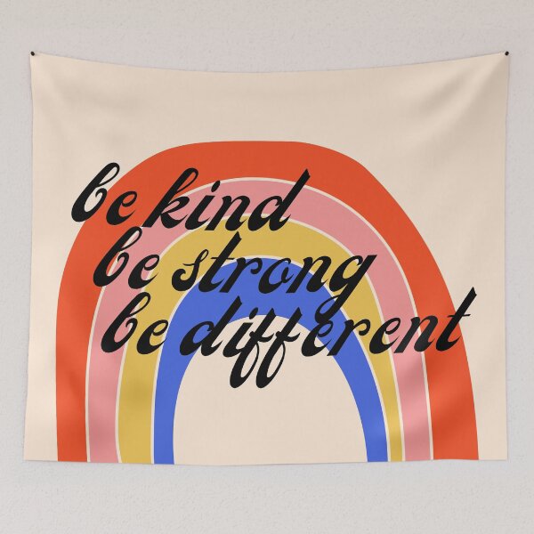 Item preview, Be kind be strong be different  designed and sold by AllPrintsAndArt.