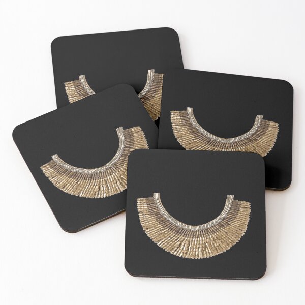 Item preview, Ruth Bader Ginsburg Big Golden Dissent Collar RBG  designed and sold by AmaTierra.