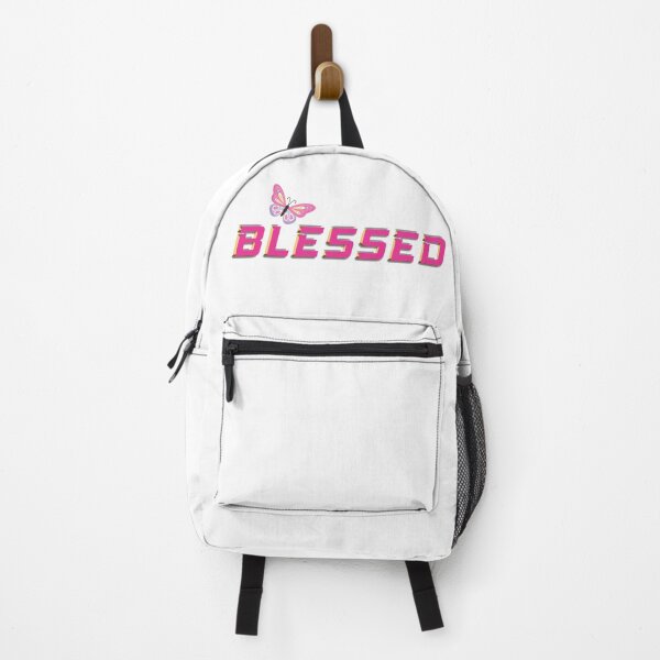 Item preview, Pink 3D Blessed Christian Message with Butterfly designed and sold by GODS4US.