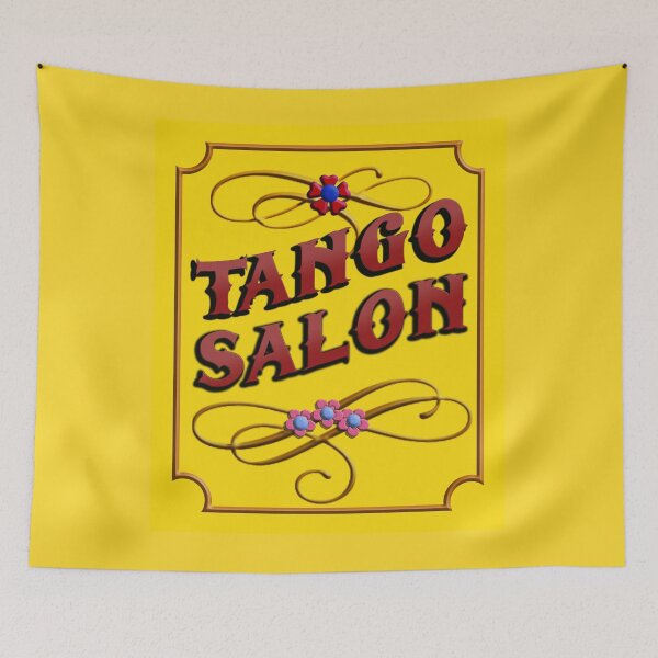 Item preview, Tango Salon (yellow background) designed and sold by jamesgerardking.