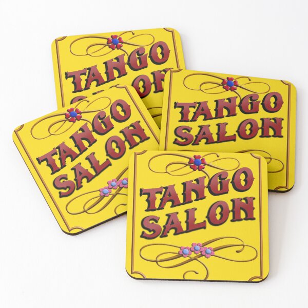 Item preview, Tango Salon (yellow background) designed and sold by jamesgerardking.