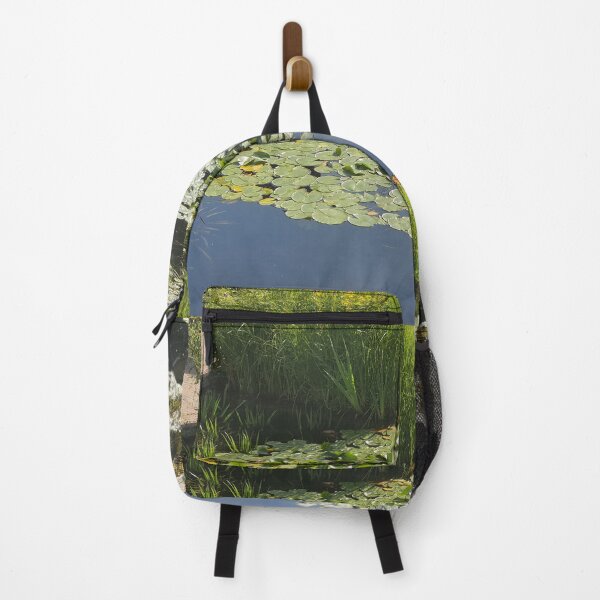 Item preview, Water Plants Floating On The Surface Of A Pond Summer Breeze designed and sold by OneCherubim.