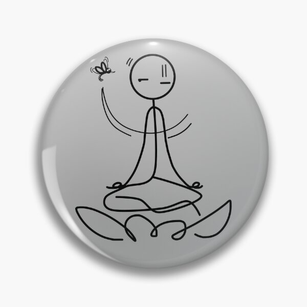Item preview,  Stickman / Meditation designed and sold by LotusCreations.