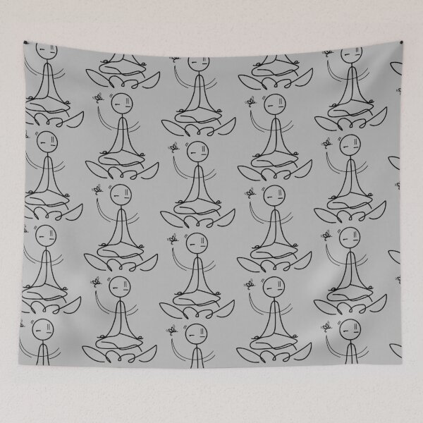 Item preview,  Stickman / Meditation designed and sold by LotusCreations.