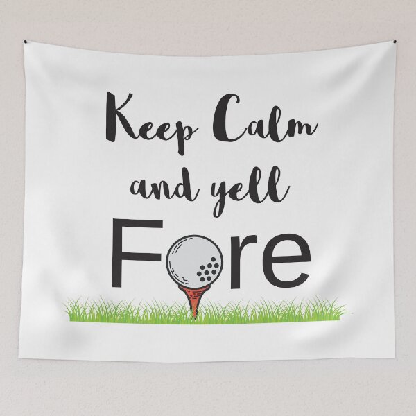 Item preview, Keep Calm And Yell Fore designed and sold by 4AllTimes.