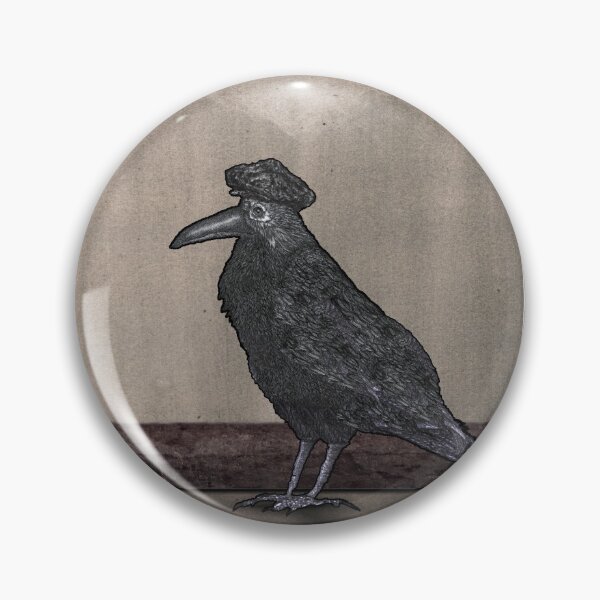 Item preview, CROW in HAT designed and sold by Hares & Critters.