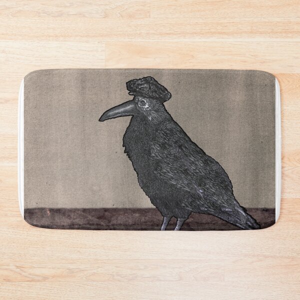 Item preview, CROW in HAT designed and sold by Hares & Critters.