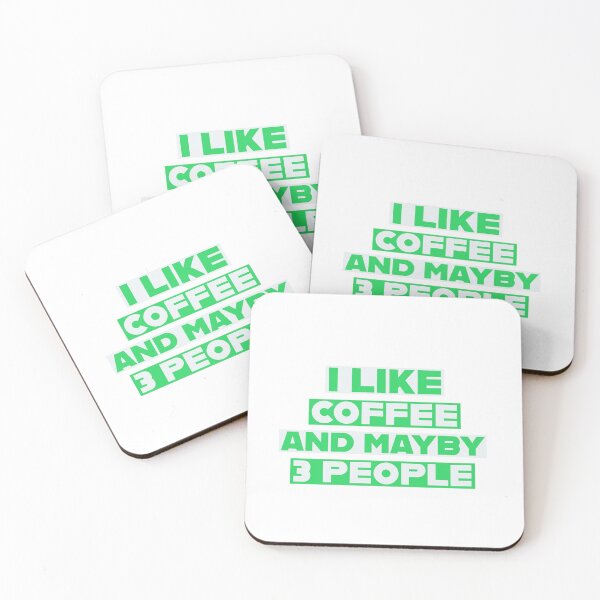 Item preview,  I Like Coffee And Maybe 3 People designed and sold by mer-ONE.