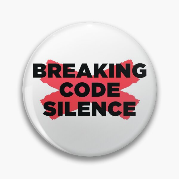 Item preview, Breaking Code Silence (white) designed and sold by HeraAndKosmos.
