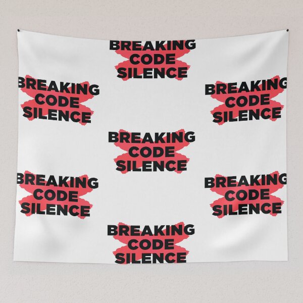 Item preview, Breaking Code Silence (white) designed and sold by HeraAndKosmos.