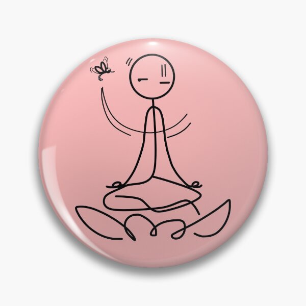 Item preview,  Stickman / Meditation designed and sold by LotusCreations.