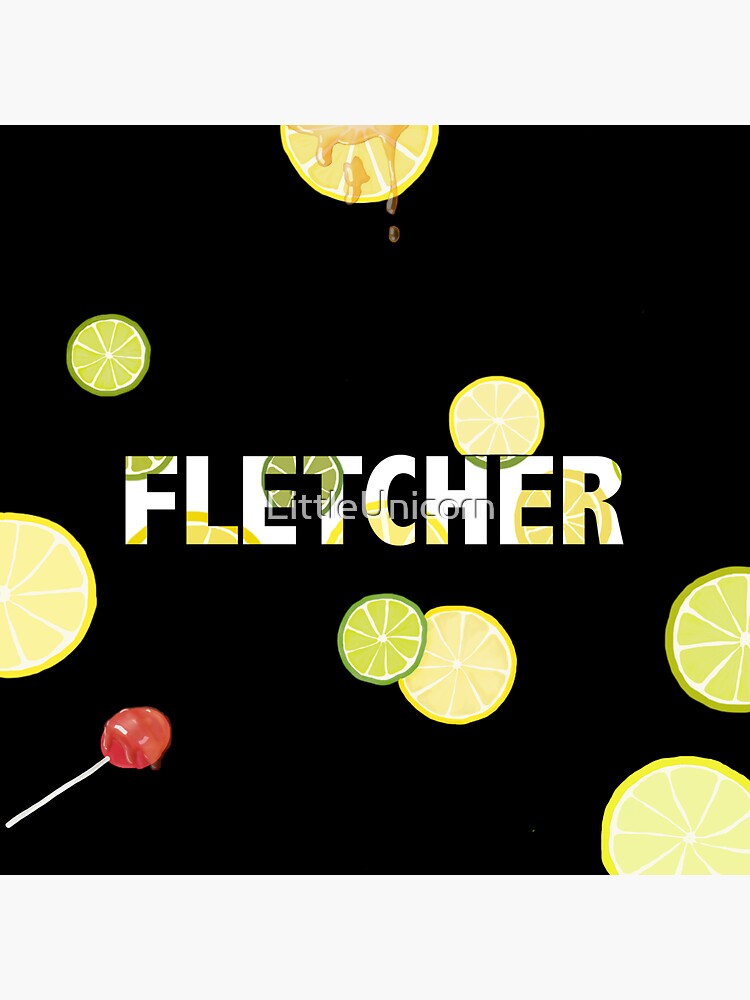 "Finding Fletcher Bitter inspired art with honey and lollypop