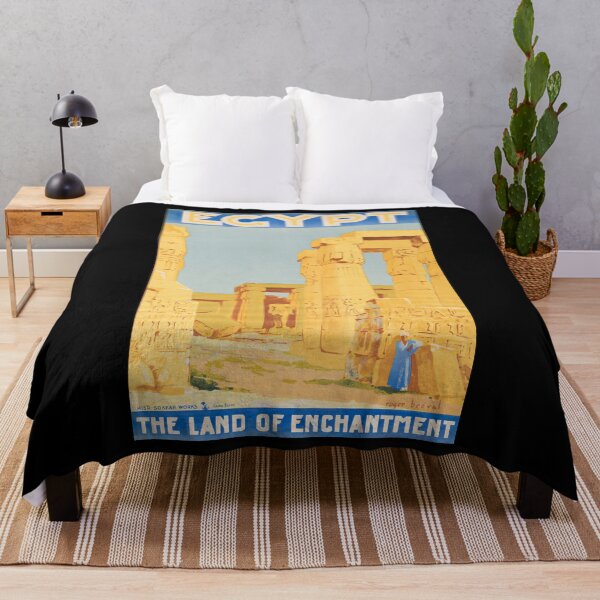 Item preview, Egypt retro poster designed and sold by CorasPosters.