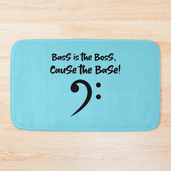 Item preview, Bass is the Boss, Cause the Base! Music Piano Band designed and sold by musicmusicpin.