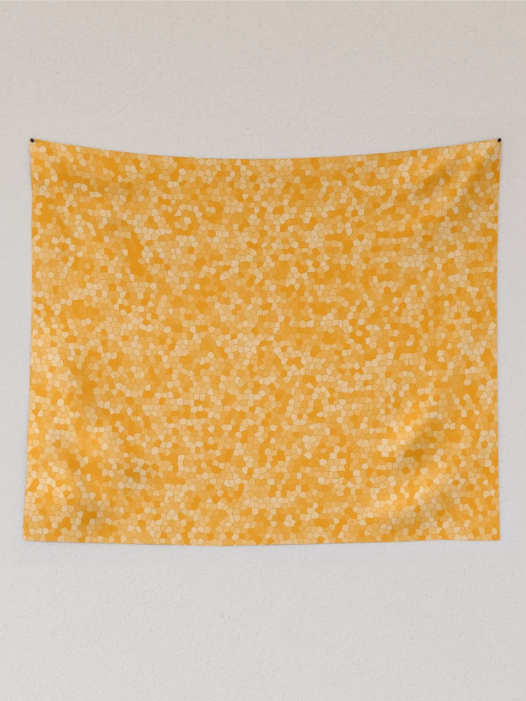 Thumbnail 2 of 3, Tapestry, Orange Stained Glass Pattern designed and sold by DesignCodeStore.