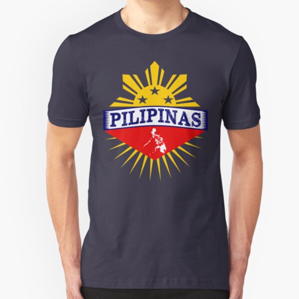 Pilipinas Design - Proud Pinoy Prints Slim Fit T-Shirt