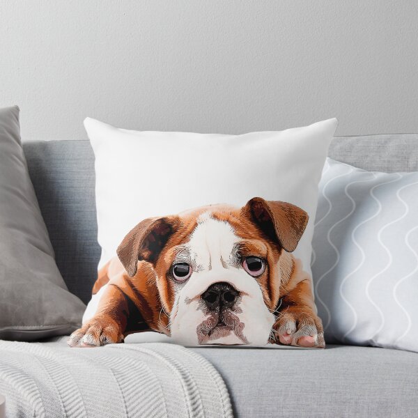 Aperçu de l'œuvre Cute Bulldog Puppy - Drole de chiot - Chien créée et vendue par tagadog.