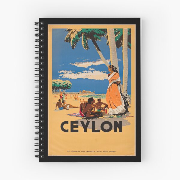Item preview, Ceylon retro poster designed and sold by CorasPosters.