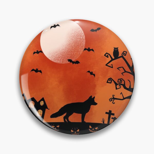 Item preview, Fox Halloween -Spooky Fox Halloween Gift  designed and sold by HappyTees Lab.