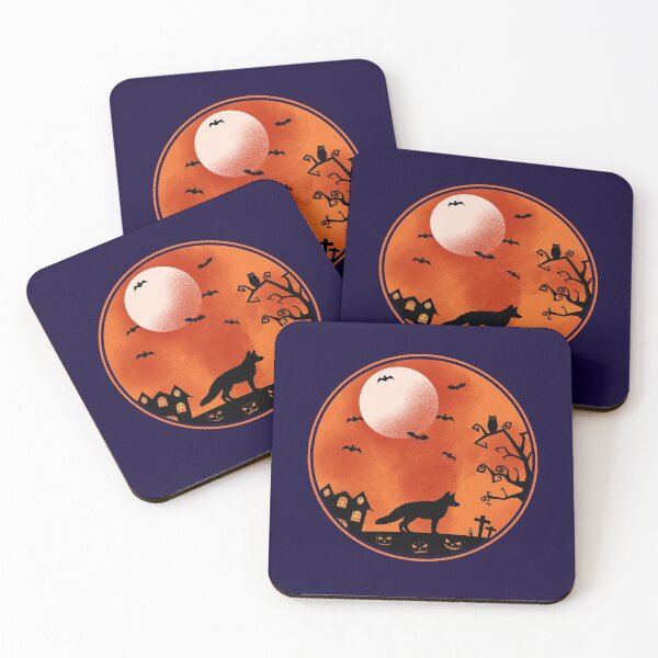 Item preview, Fox Halloween -Spooky Fox Halloween Gift  designed and sold by HappyTees Lab.