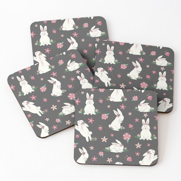 Item preview, White bunnies designed and sold by mischellero.