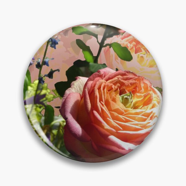 Item preview, Pink rose in green designed and sold by CamphuijsenArt.