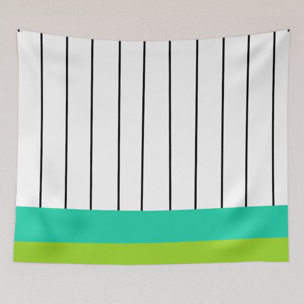 Item preview, teal and green and stripes pattern designed and sold by megan1007.
