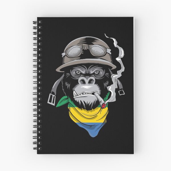 Item preview, Patriotic Gabonese Motorist Biker Gorilla Flag Of Gabon Roots Heritage Nationalism Patriotism designed and sold by VollLaser.