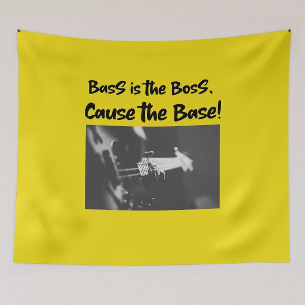 Item preview, Bass is the Boss, Cause the Base! Music Piano Band designed and sold by musicmusicpin.