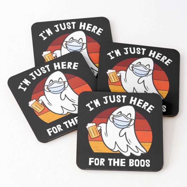Item preview, I'm Just Here For The Boos Retro Sunset designed and sold by RandomStuffShop.