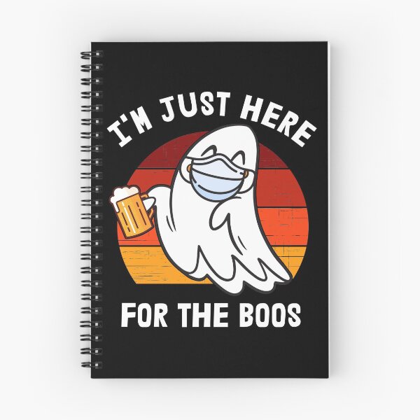 Item preview, I'm Just Here For The Boos Retro Sunset designed and sold by RandomStuffShop.