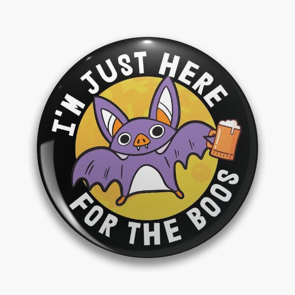 Item preview, I'm Just Here For The Boos Bat designed and sold by RandomStuffShop.