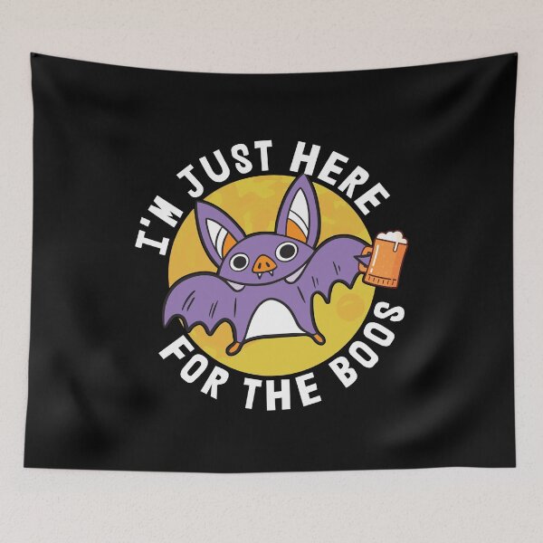 Item preview, I'm Just Here For The Boos Bat designed and sold by RandomStuffShop.