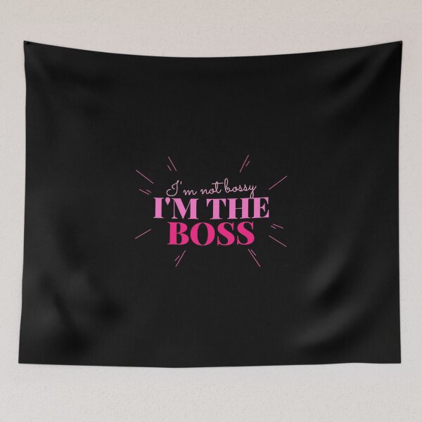 Item preview, I'm not Bossy, I'm the BOSS Pink Twist designed and sold by Rcasadesign.