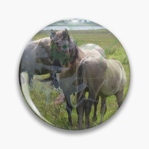 Item preview, Konik horses in the wetlands designed and sold by CamphuijsenArt.
