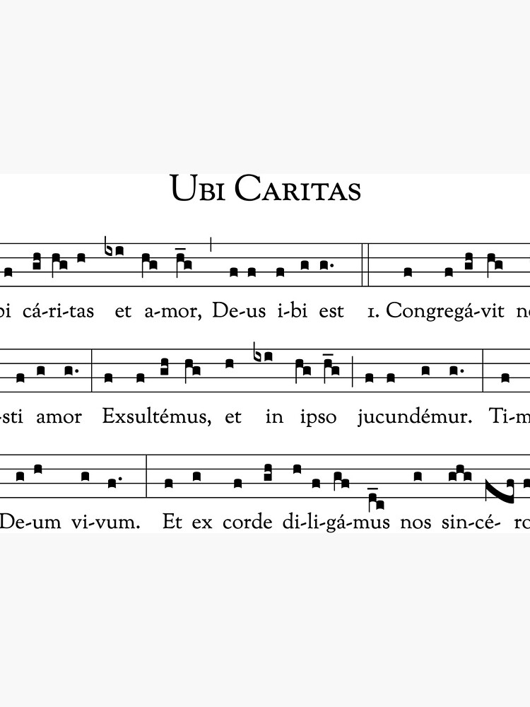 Ubi Caritas Verse 1 Art Board Print