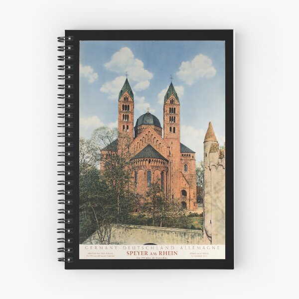 Item preview, Speyer am Rhein retro poster designed and sold by CorasPosters.