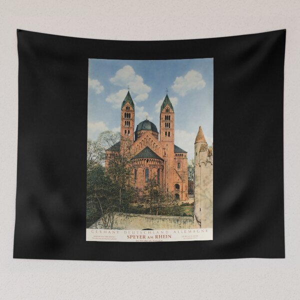 Item preview, Speyer am Rhein retro poster designed and sold by CorasPosters.