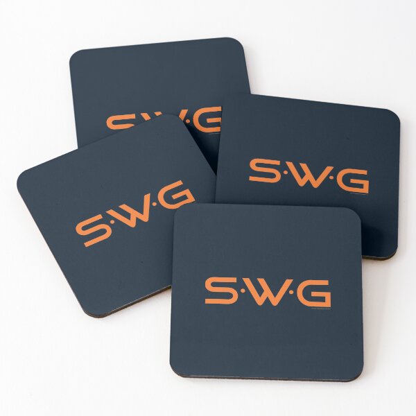 Item preview, "SWG" (Single White Glove) orange logo. designed and sold by SWG Mixes & Merchandise.
