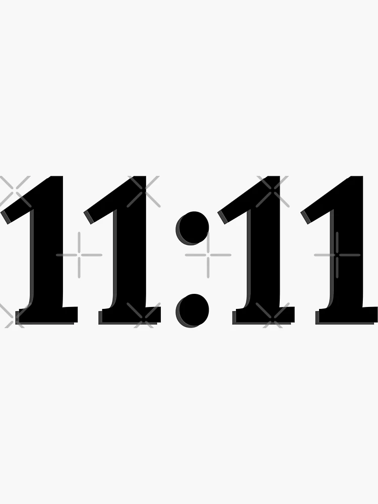 11:11 - 1111 - Sticker