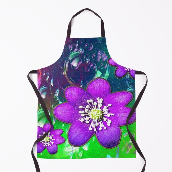 Item preview, Magical Floral Bubbles and purple flowers designed and sold by NC NatureVisions.