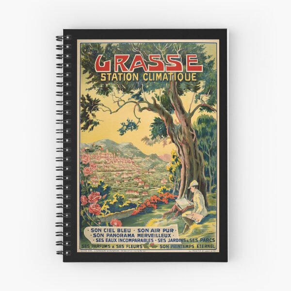Item preview, Grasse retro poster designed and sold by CorasPosters.