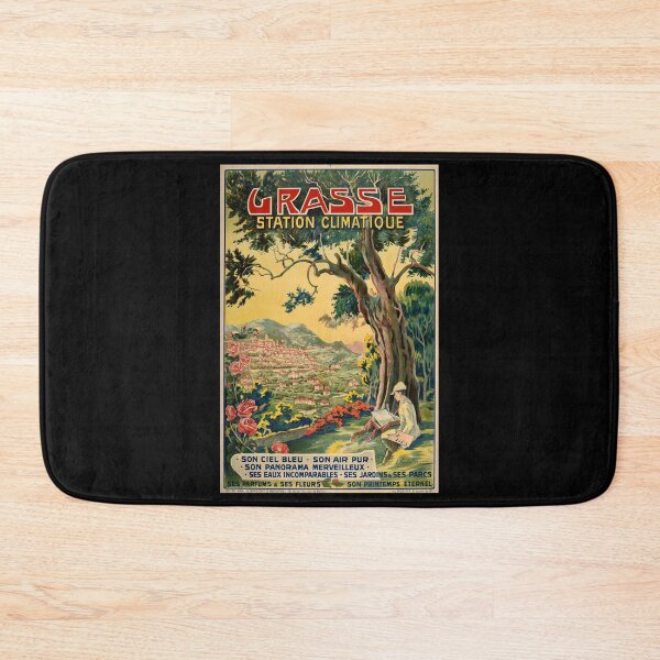 Item preview, Grasse retro poster designed and sold by CorasPosters.