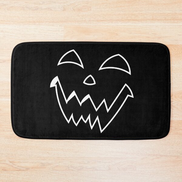 Item preview, Pumpkin with big laugh in black and white designed and sold by Luccianos.