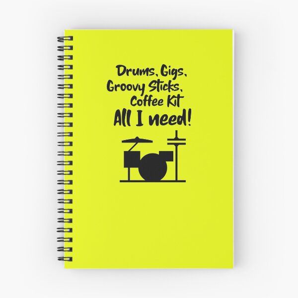 Item preview, Drums, Gigs, Groovy Sticks, Coffee Kit - All I need! Music Piano Band designed and sold by musicmusicpin.