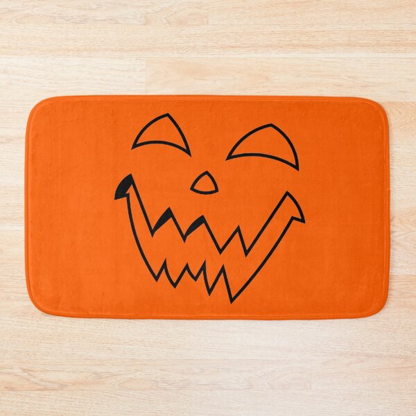Item preview, Pumpkin with big laugh in black and orange designed and sold by Luccianos.