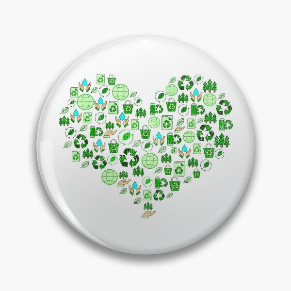Item preview, Environmental awareness elements heart shape designed and sold by MoMasry.